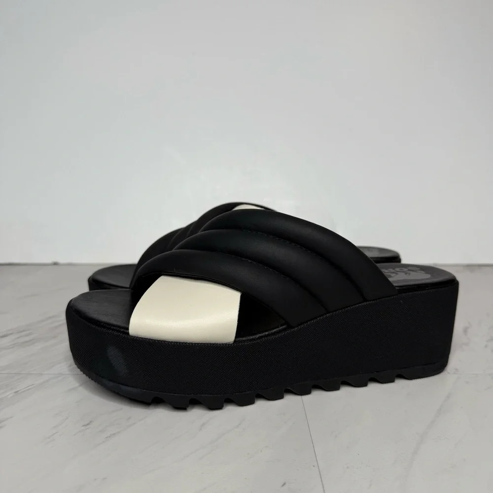 Sorel Cameron Crisscross Flatform Sandal 8 1/2